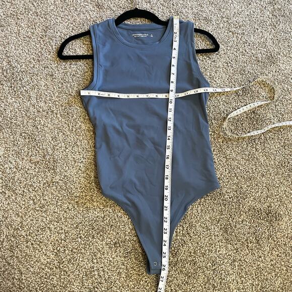 Abercrombie and Fitch soft AF body suit Blue Small - Picture 4 of 4